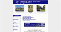 Desktop Screenshot of littleflowerchurch.net